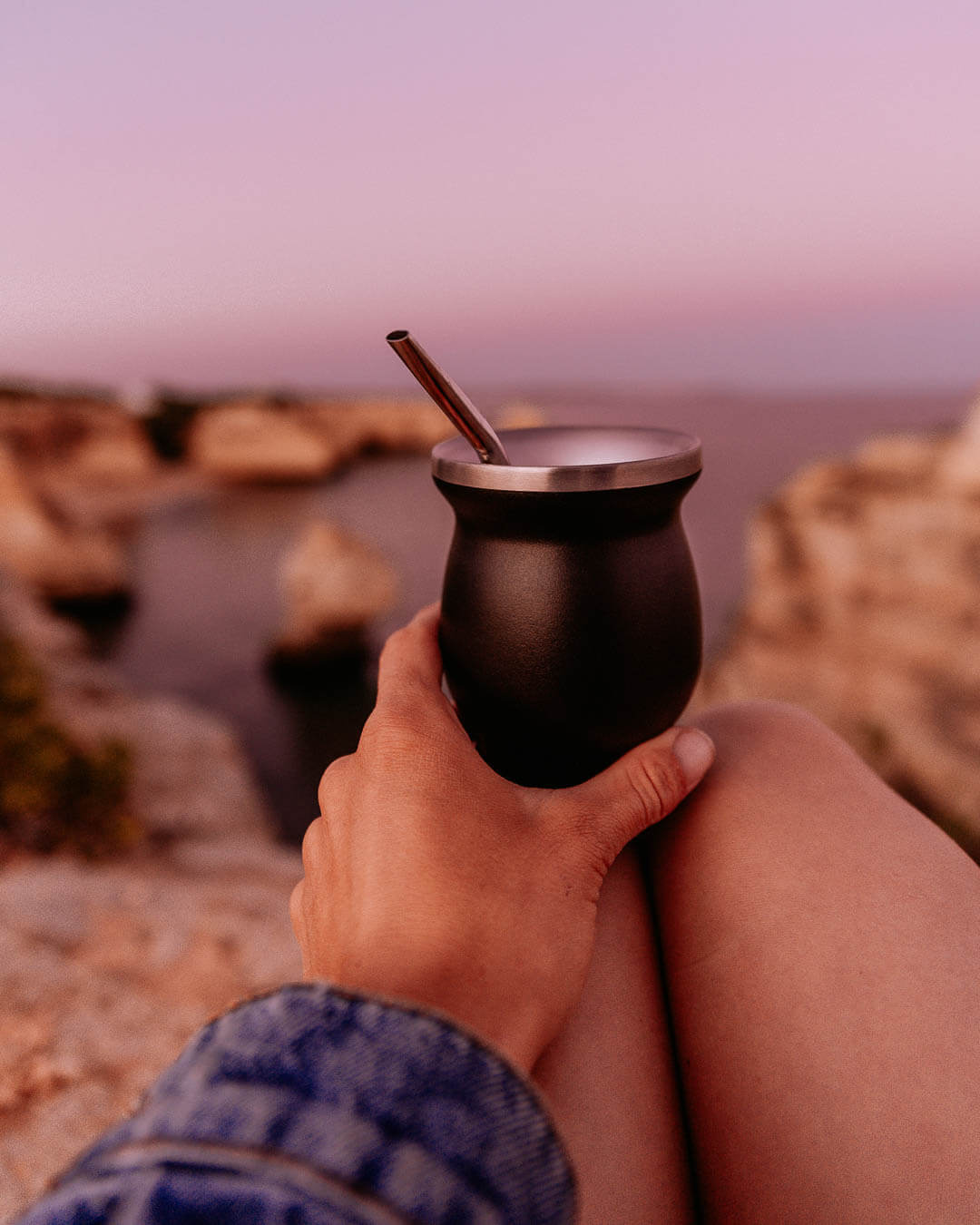 Stainless Steel Mate + Bombilla