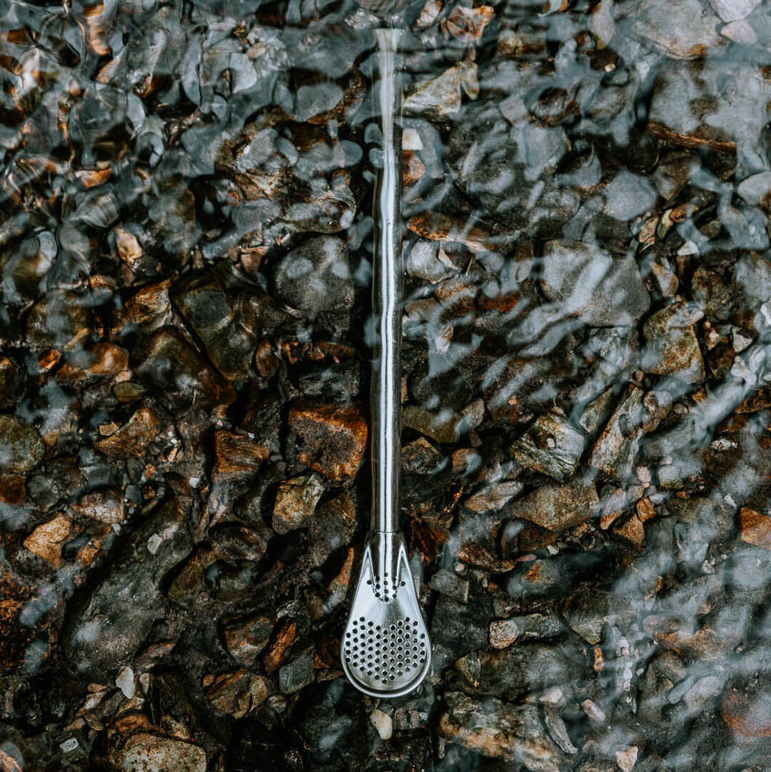Stainless Steel Mate + Bombilla