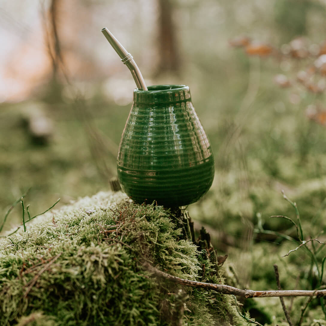 Mate set for 2 pottery