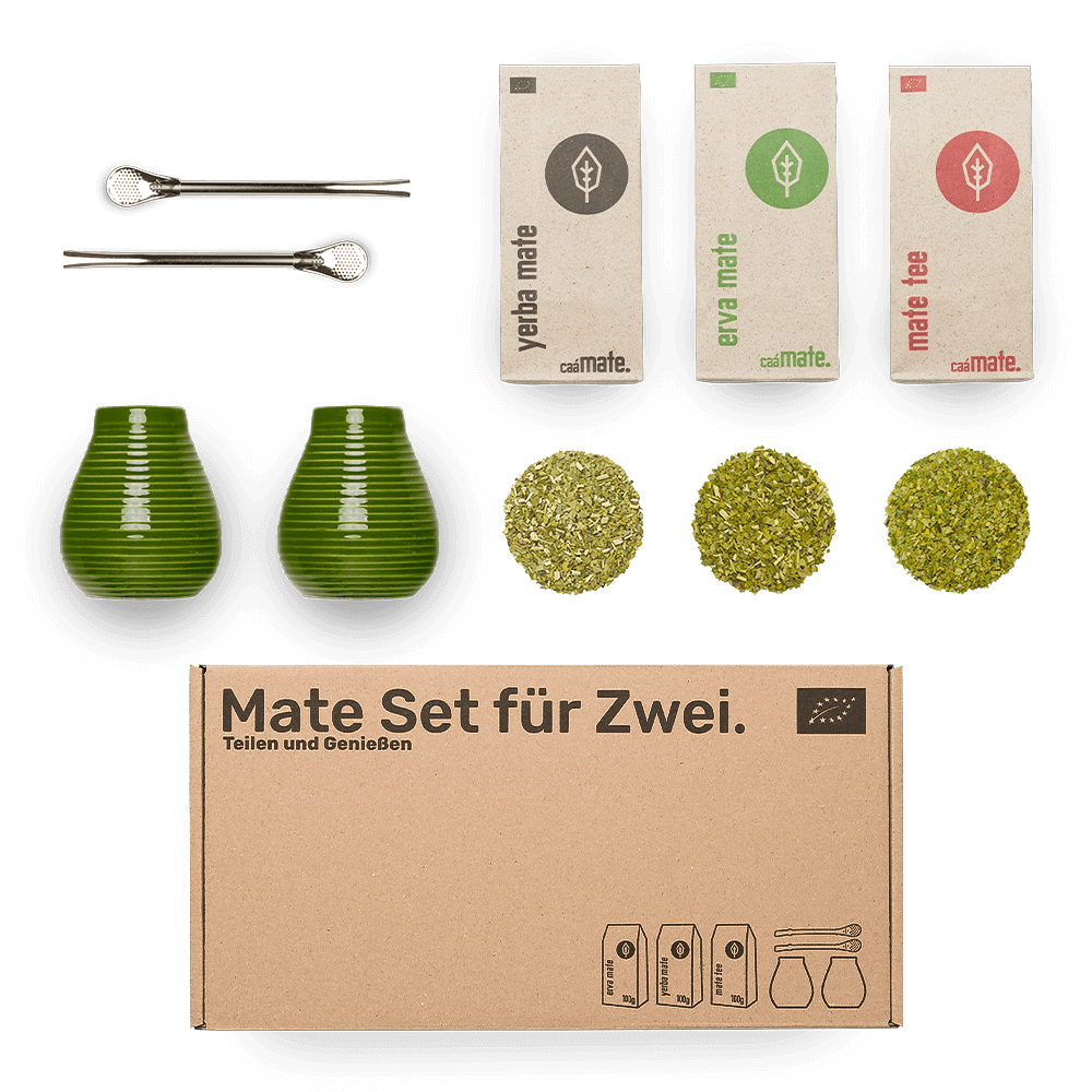 Mate set for 2 pottery
