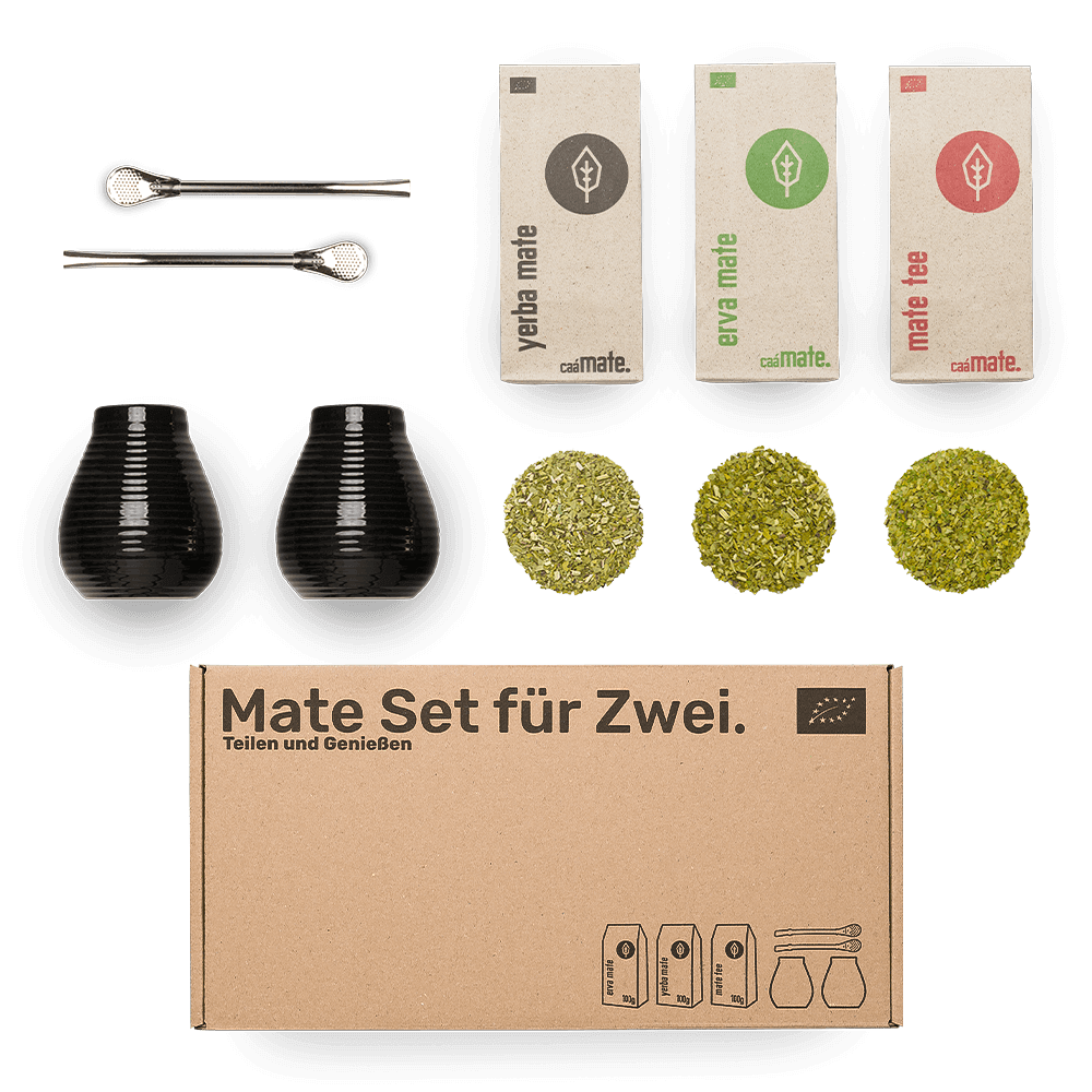 Mate set for 2 pottery