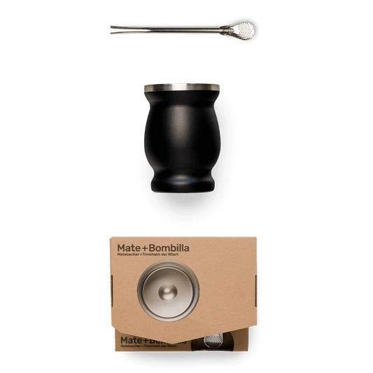 Stainless Steel Mate + Bombilla