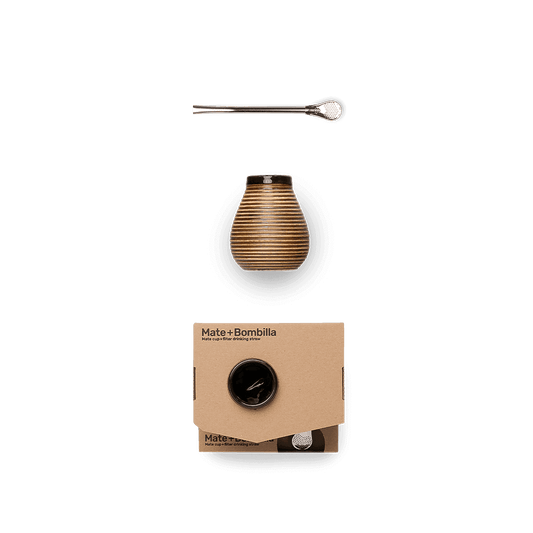 Kalbasse keramik + edelstahl Bombilla