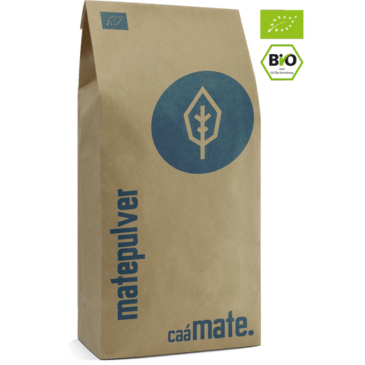 Organic mate powder green.